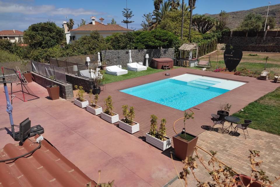 Zona de piscina