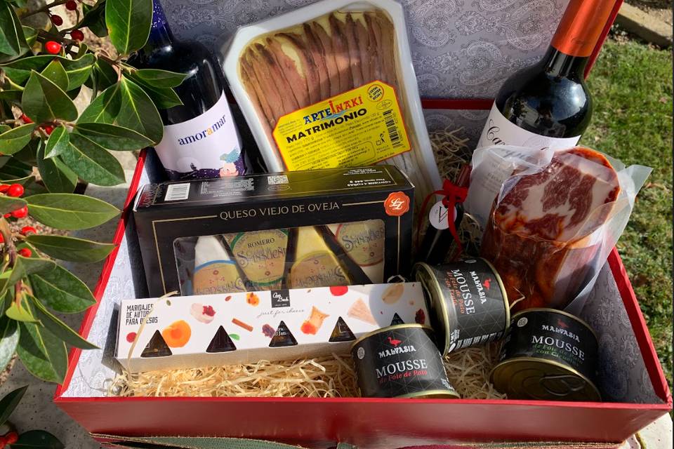 Caja regalo productos gourmet