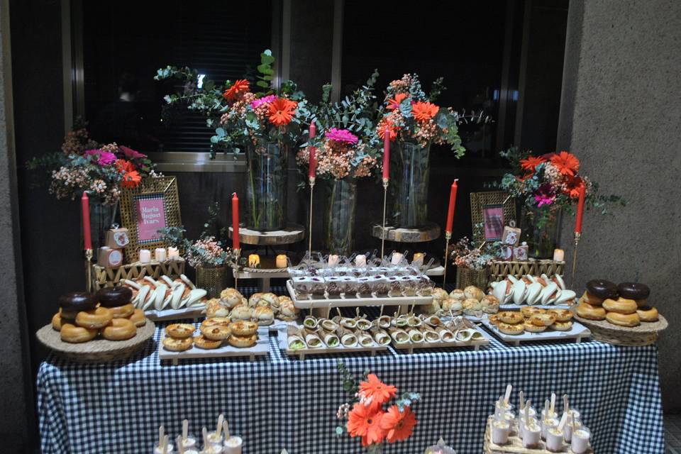 Mesa de dulce y salado
