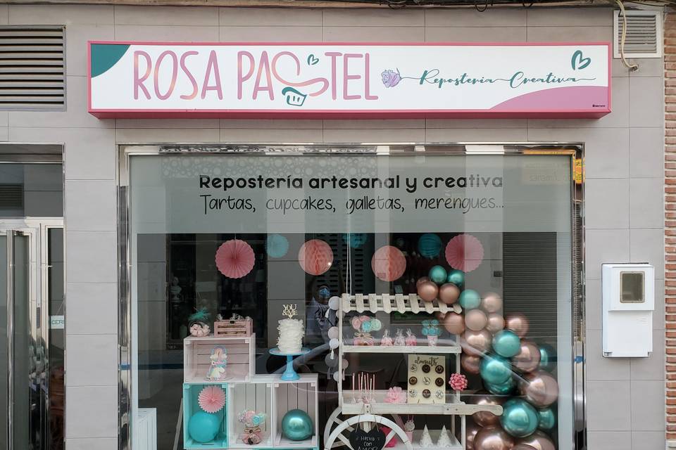 Tienda rosa pastel