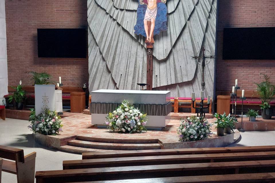 Montaje de iglesia