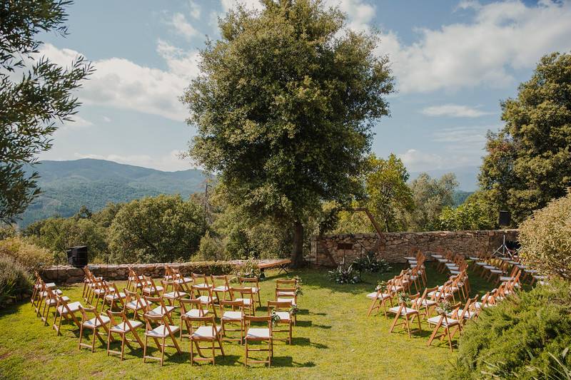 Ceremonia en el jardín