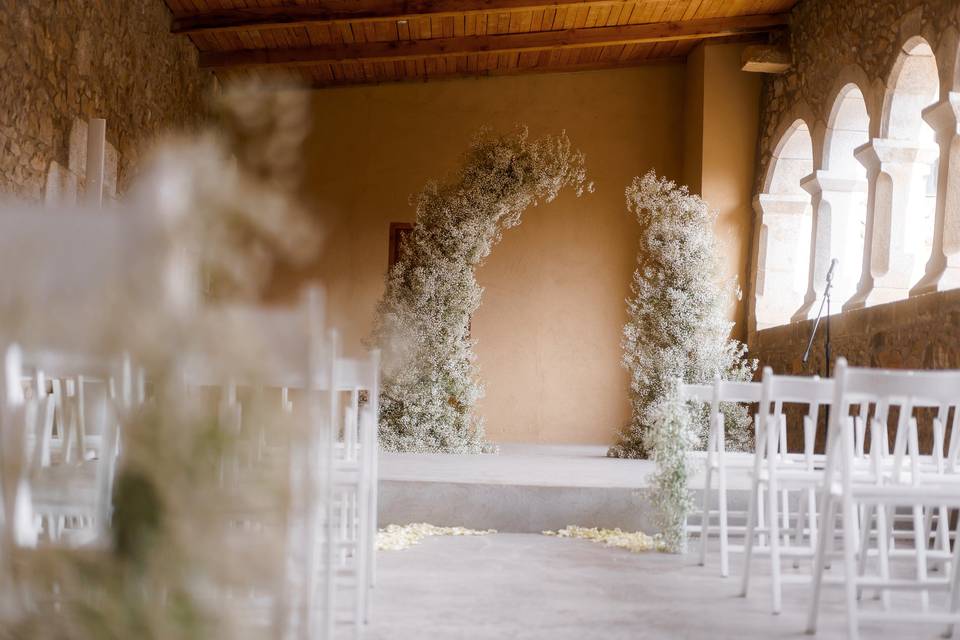 Ceremonia en sobreclaustro