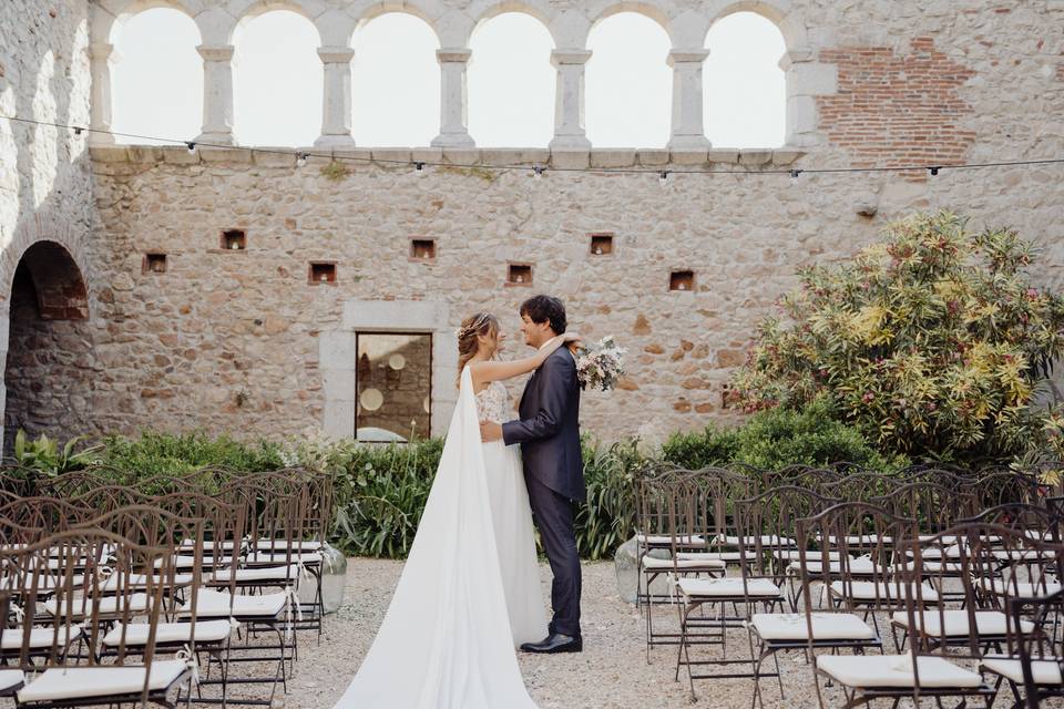 Ceremonia en el claustro