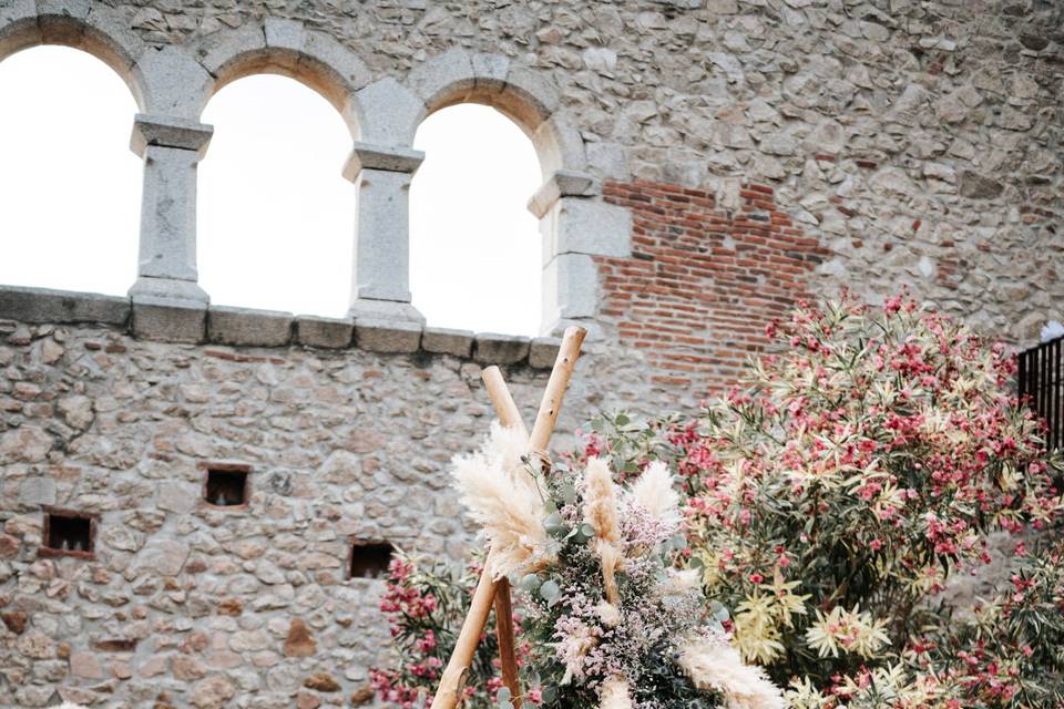 Ceremonia en el claustro