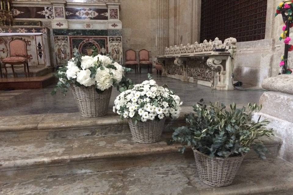 Arreglos florales para iglesia
