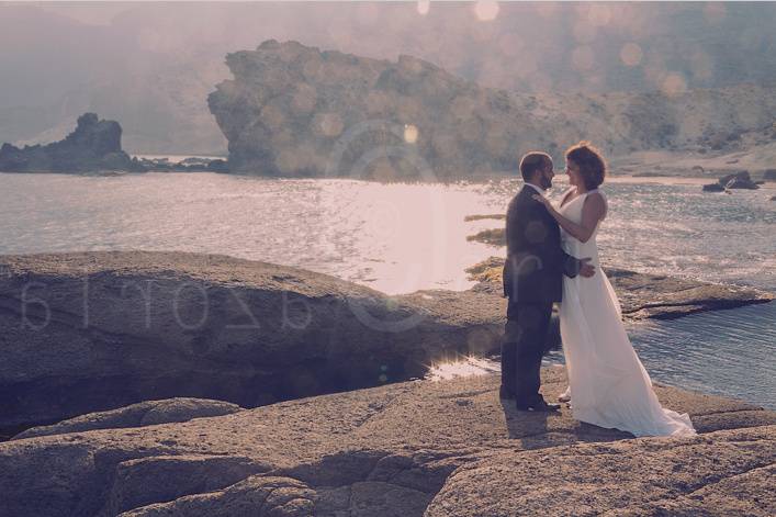 Postboda en la playa