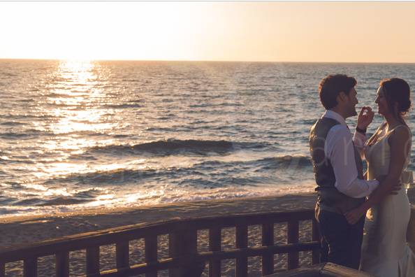 Postboda en la playaç