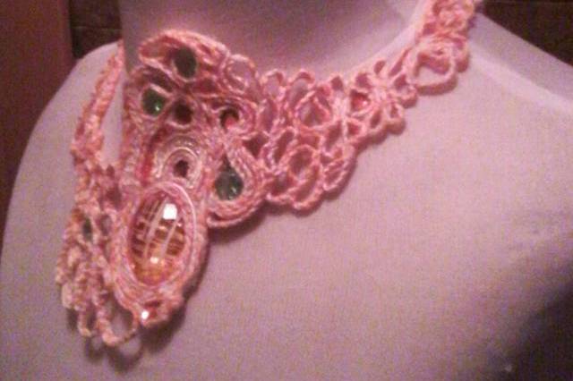 Collar para madrina orange