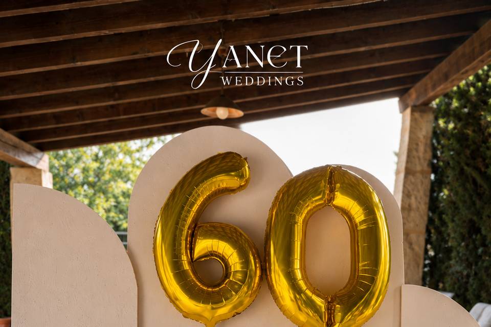 Decoración 60 cumpleaños