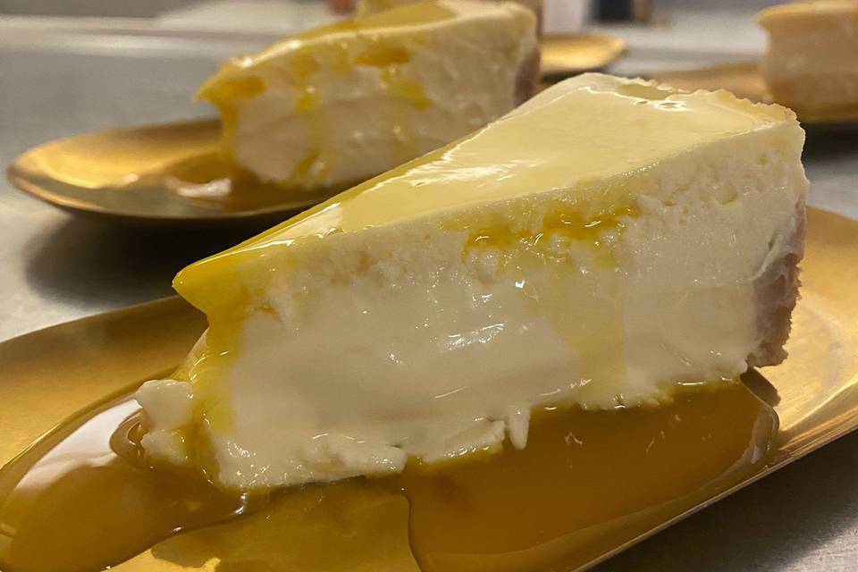 Tarta de queso & maracuyá