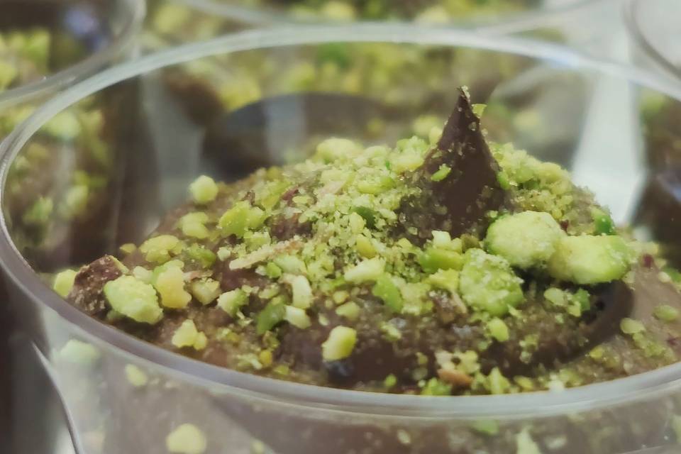 Mousse de choco & pistacho