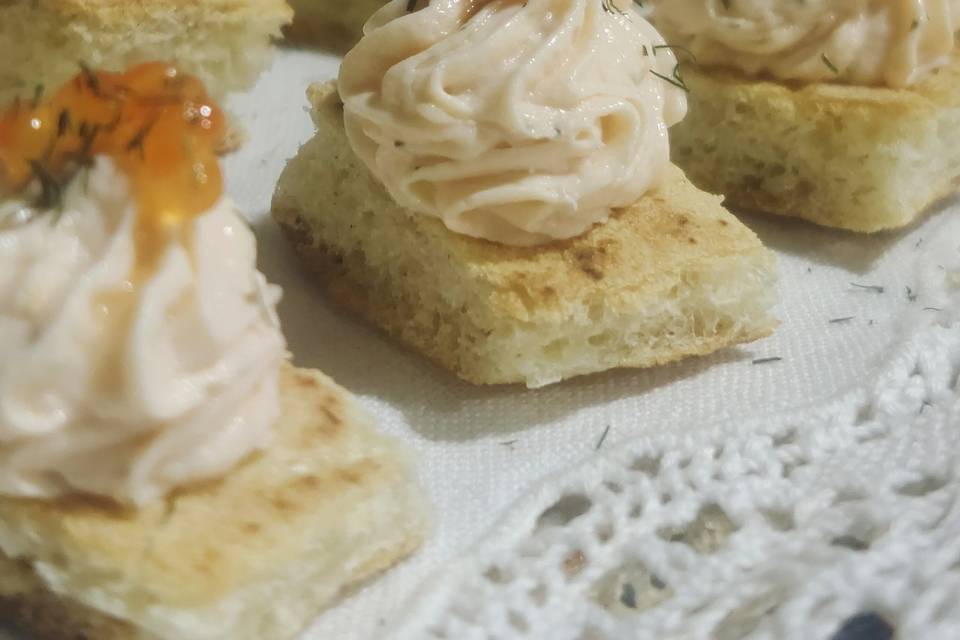 Crema de salmón ahumado