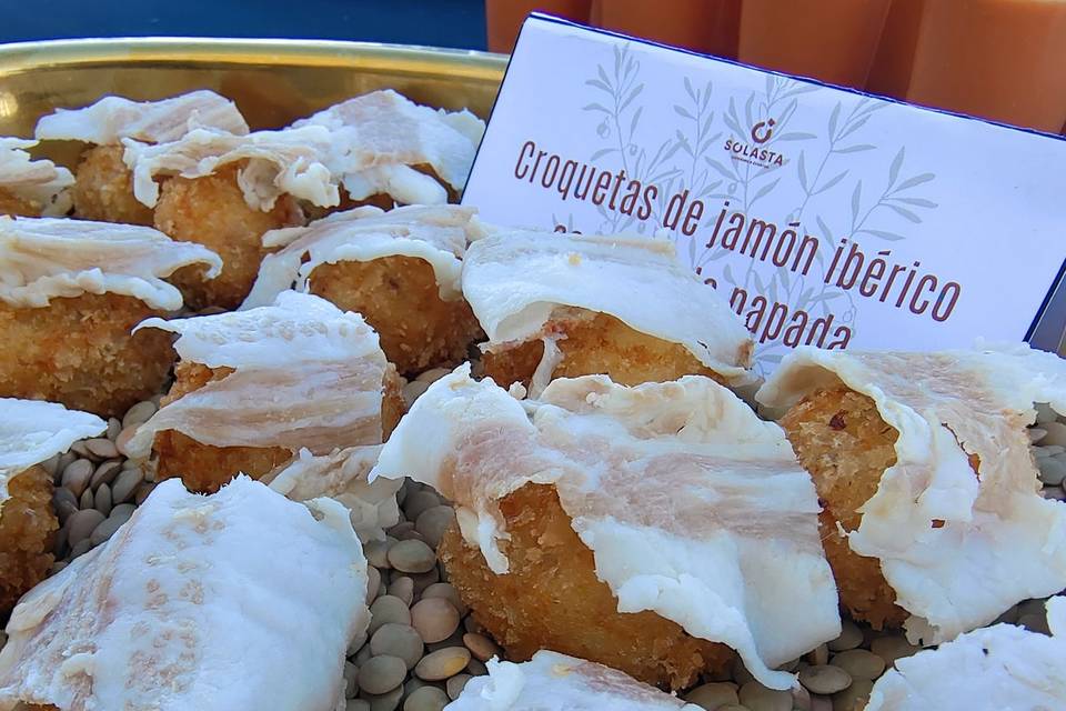Croquetas de jamón ibérico