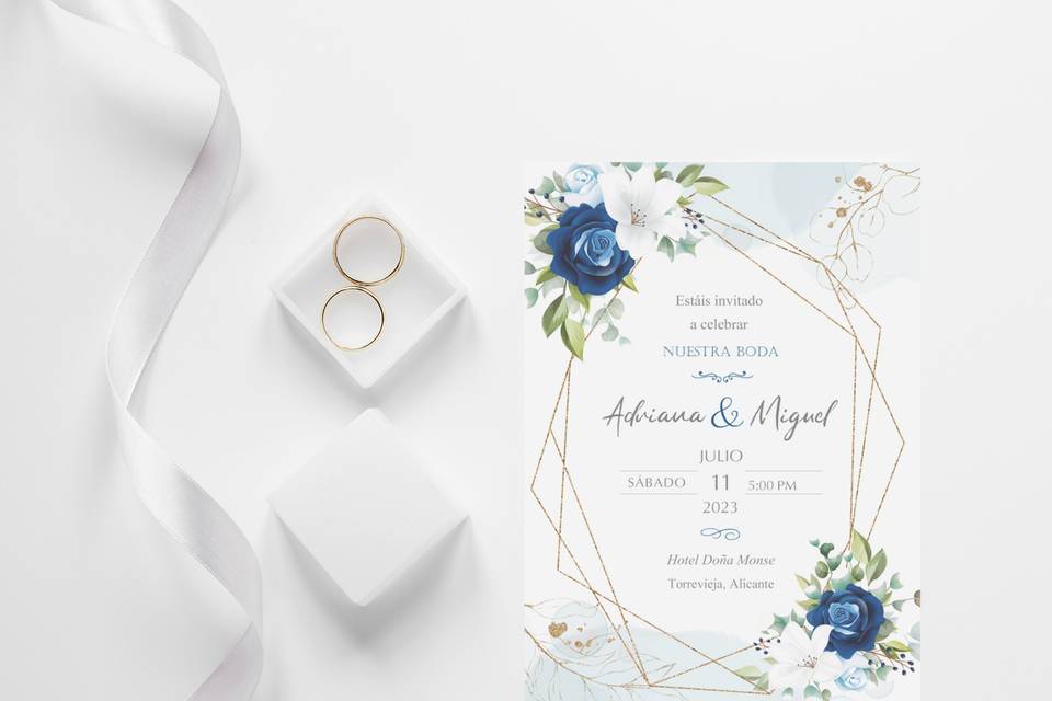 Invitación de boda