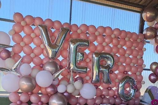 Photocall con pared de globos