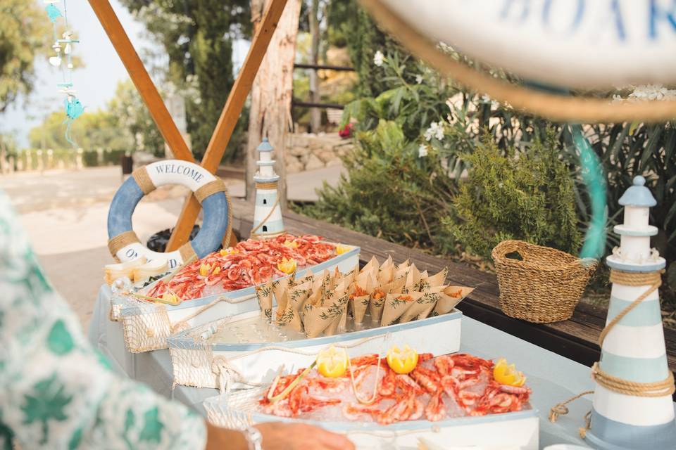 Banquete de mariscos, Altea.