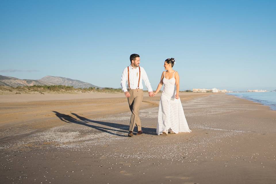 Novios en la Playa de Gandia
