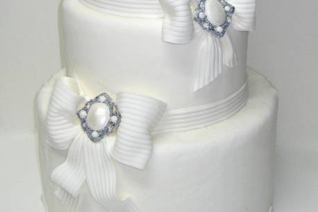 Tarta de boda de broches