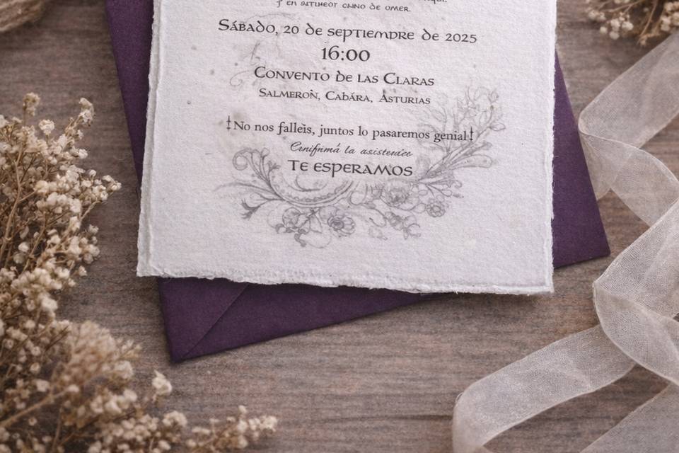 Con papel vellum