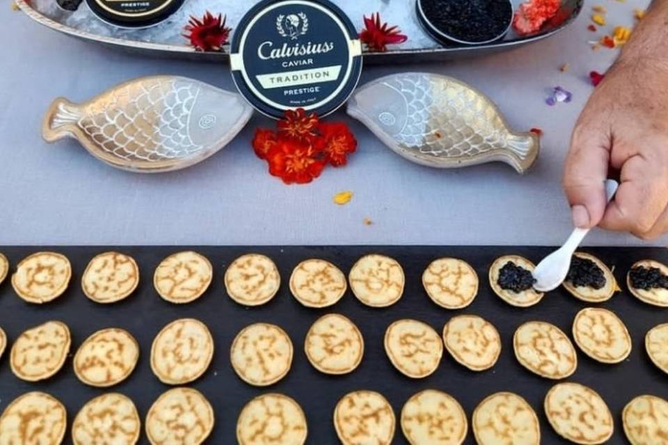 Buffet de caviar