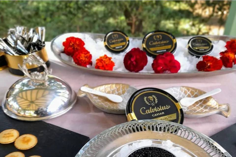 Buffet de caviar