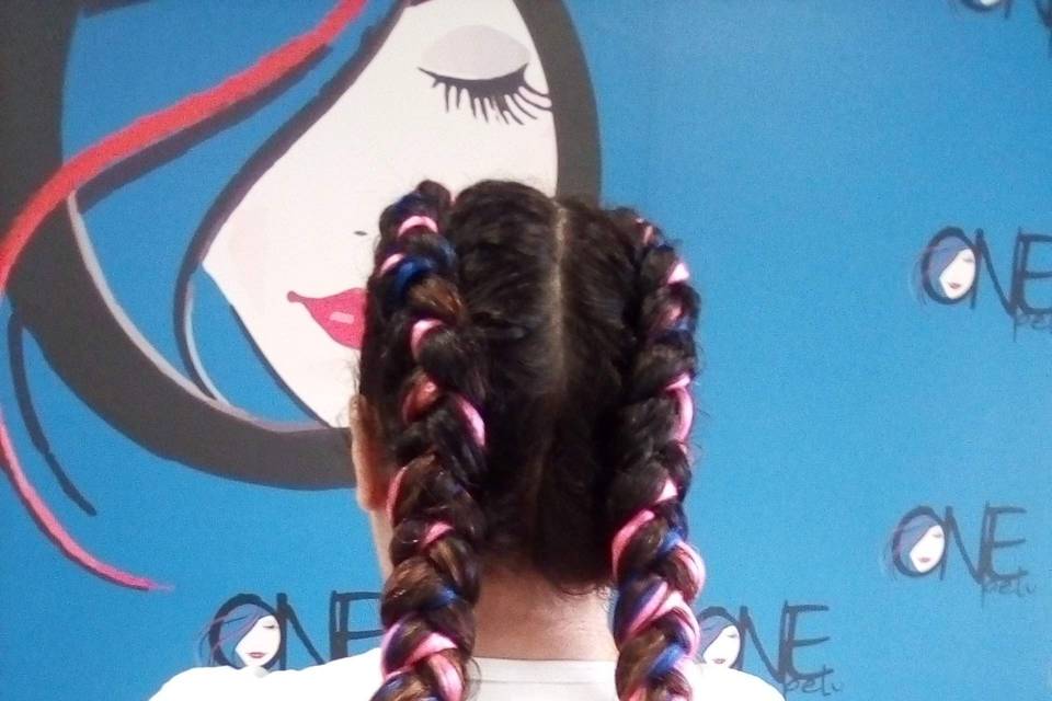 Trenza con posticeria