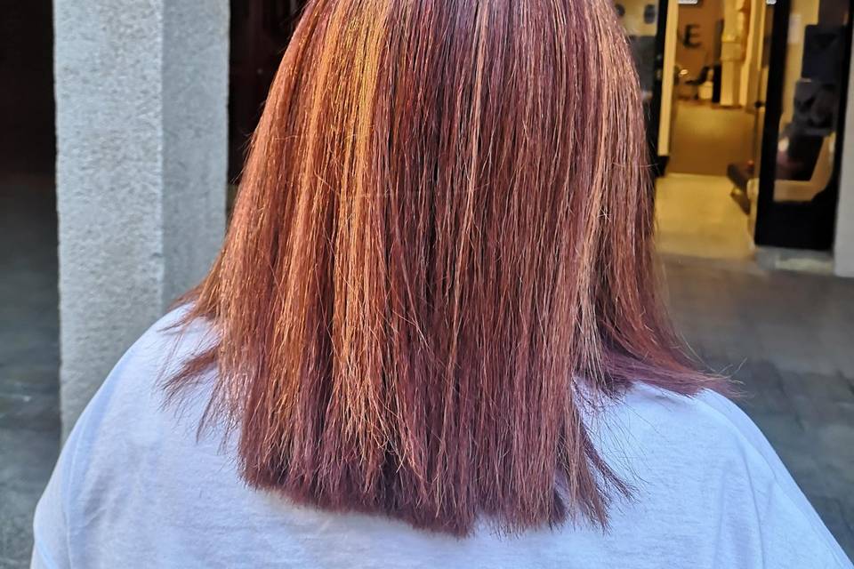 Mechas con cabello oscuro