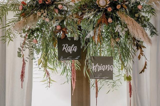 Arco de aire boho