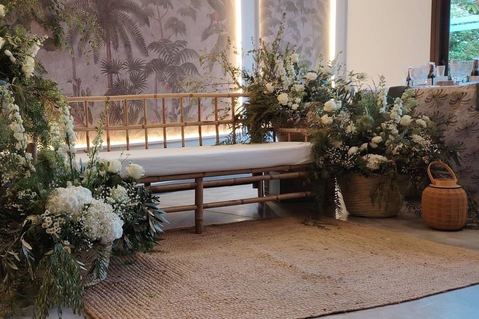 Boda con capazos