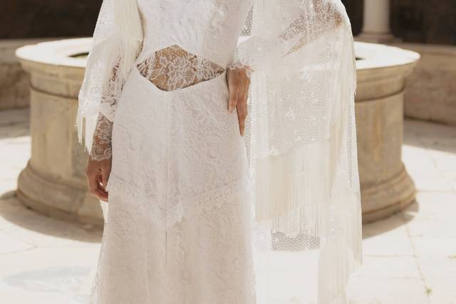 Vestidos de novia boho, la reinterpretación del boho por Lorena Panea