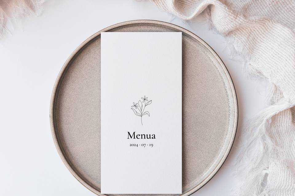 Menú