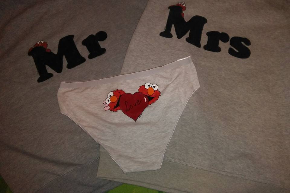 Sudaderas Mr &mrs, Elmo