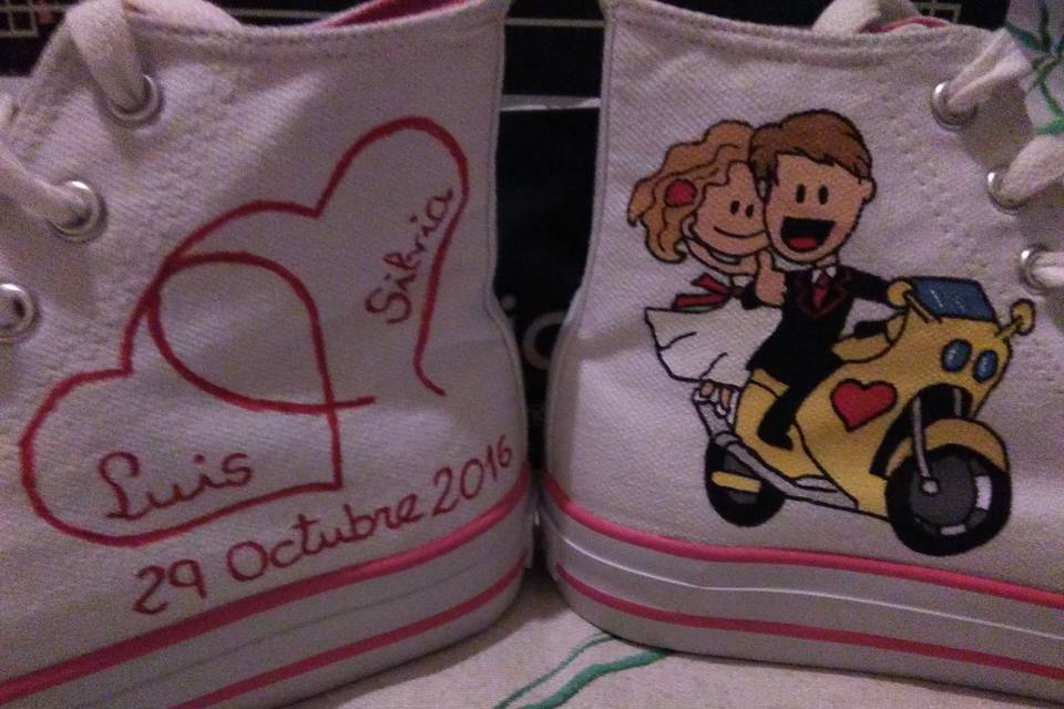 Zapatillas de novios