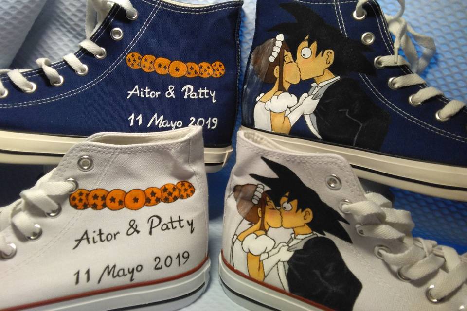 Zapatillas boda goku