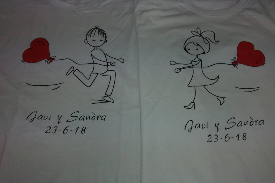 Camisetas pareja