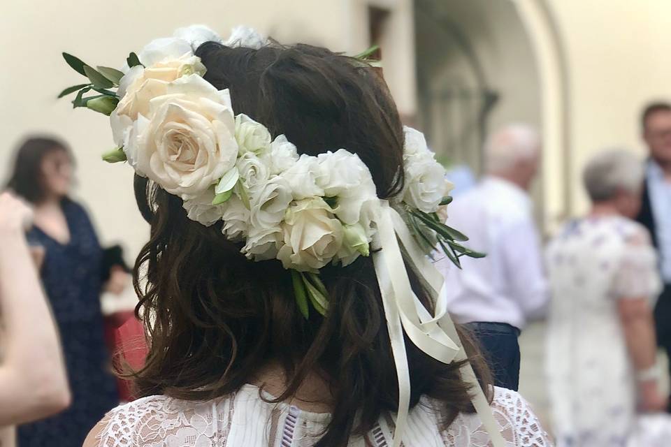 Corona de flores