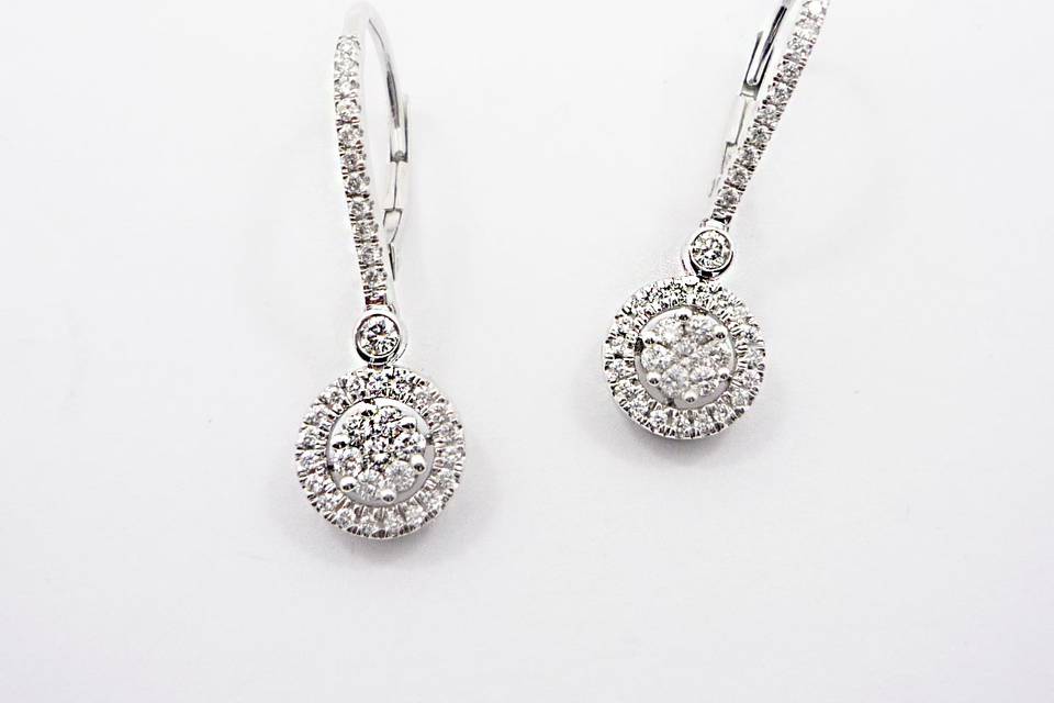 Pendientes de brillantes