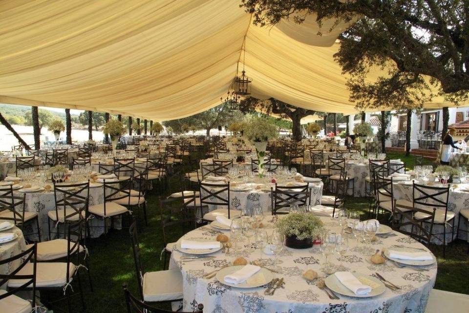 Boda en carpa