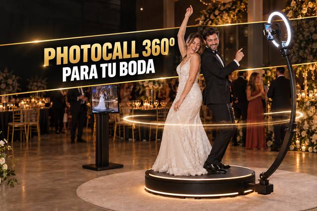 Photocall 360º para tu boda