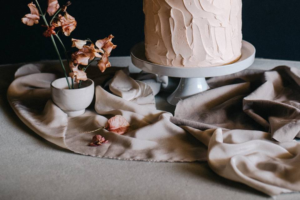 Tarta de boda textura