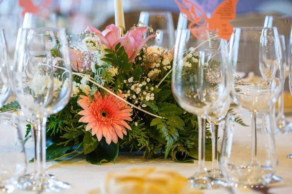 Salón para el banquete