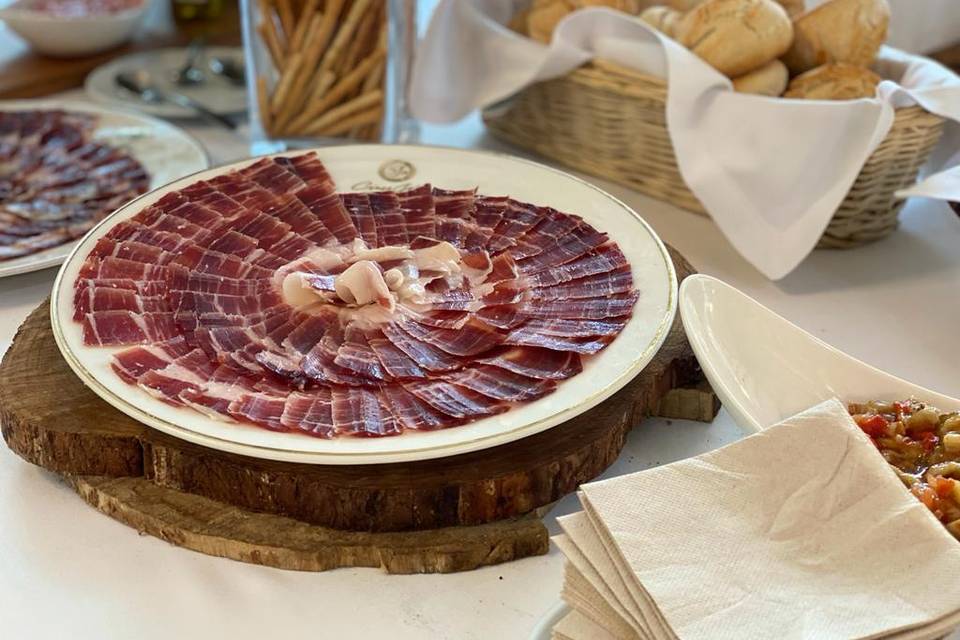 Plato de jamón