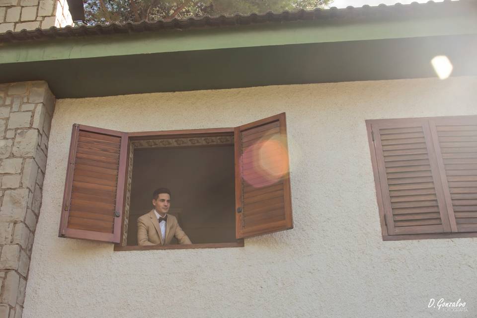 Preparativos del novio