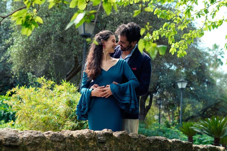 Posboda entre jardines