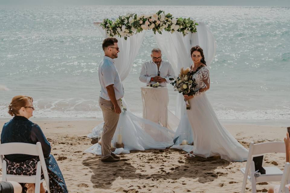 Boda en la playa