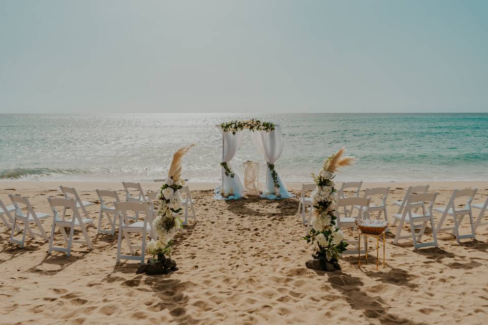 Boda en la playa