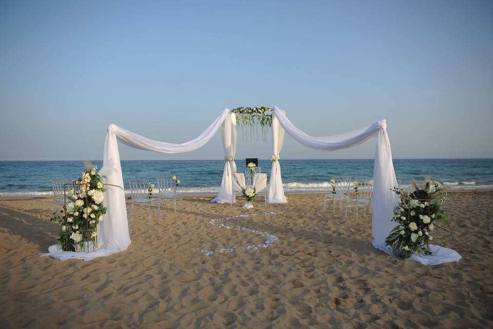 Ceremonia en la playa