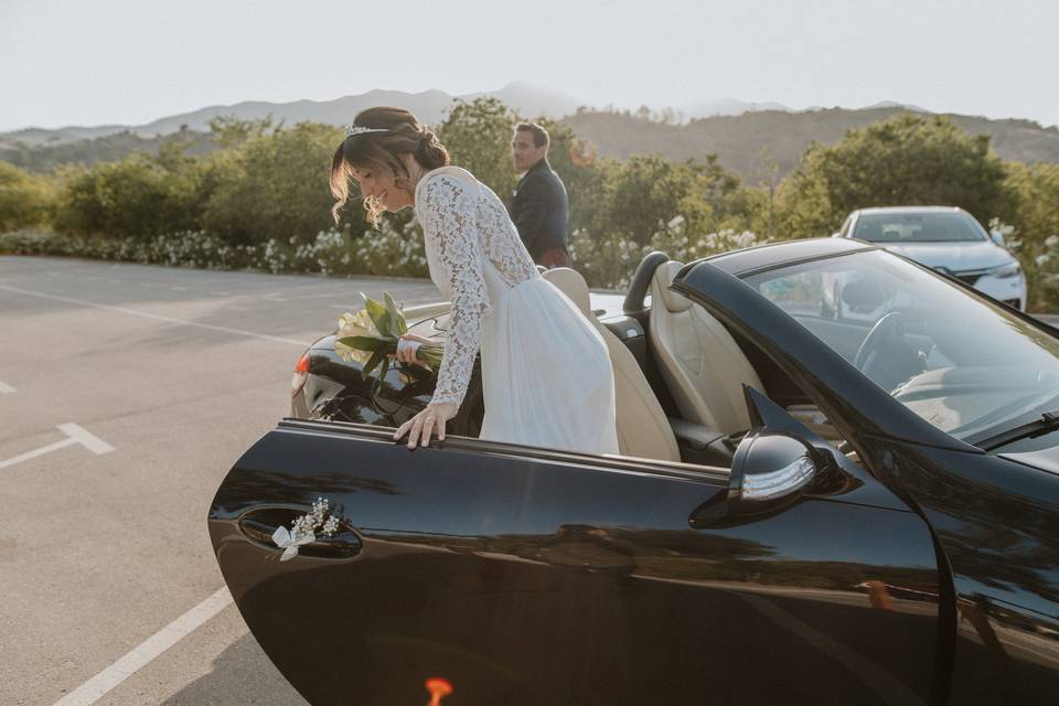 Llegada de novios