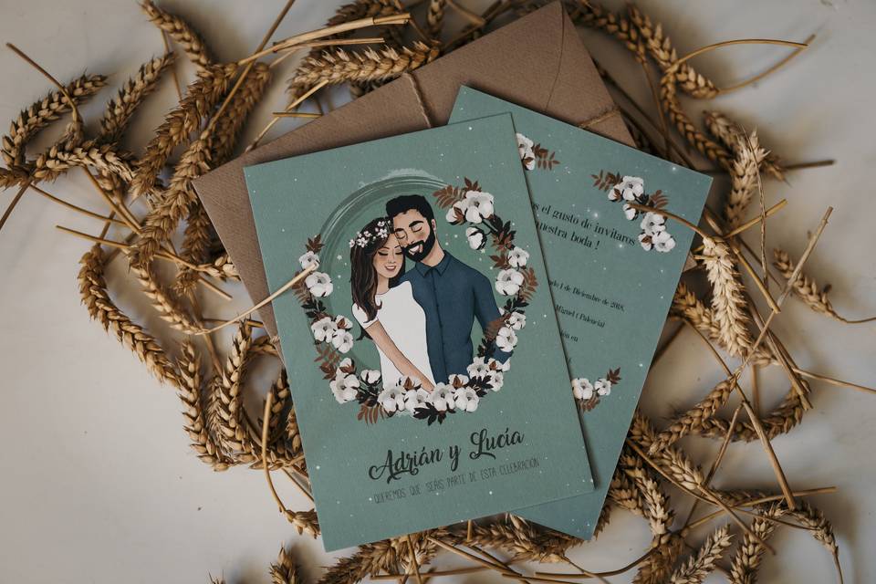 Invitaciones de boda únicas